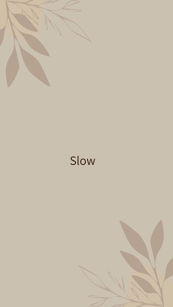 シンプル壁紙 3枚セット Vol.4 - Slow