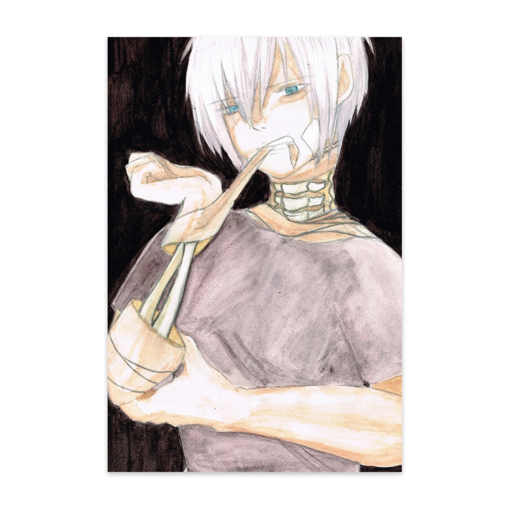 巻く男の子