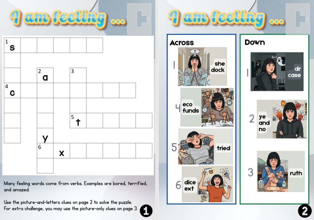 Crossword Puzzle: Verbs Turned to Feelings