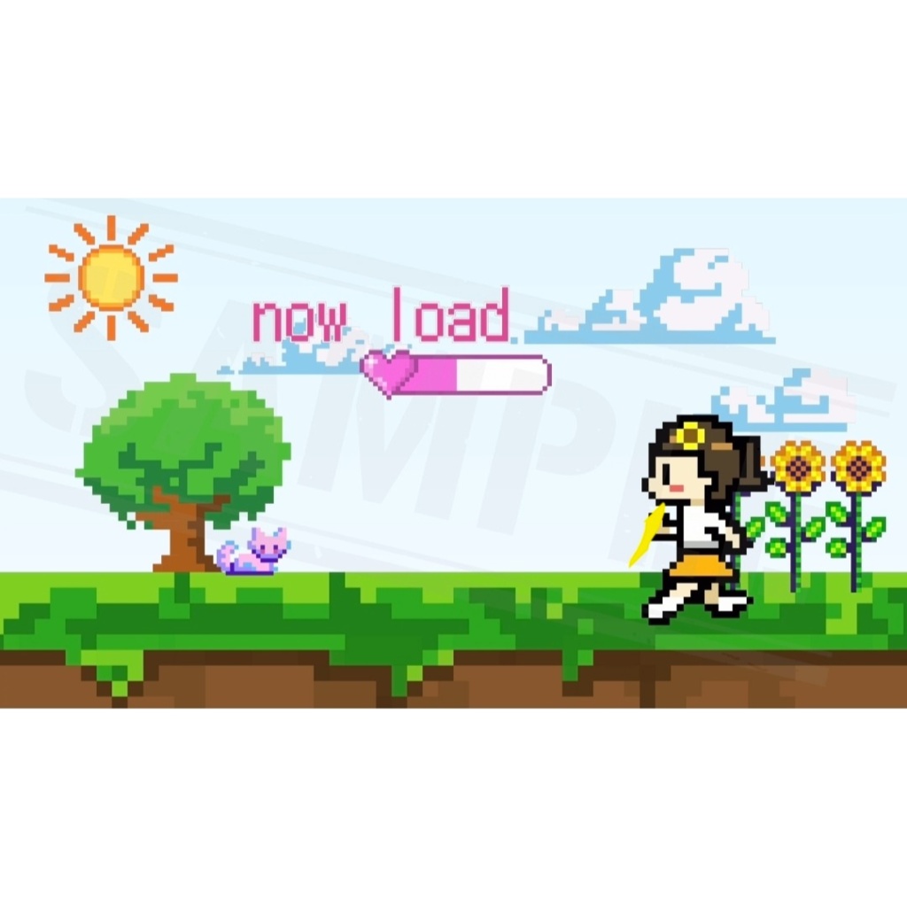 【ドット絵ゲーム待機画面】テンプレートC