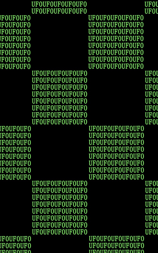 市松模様UFOTシャツ