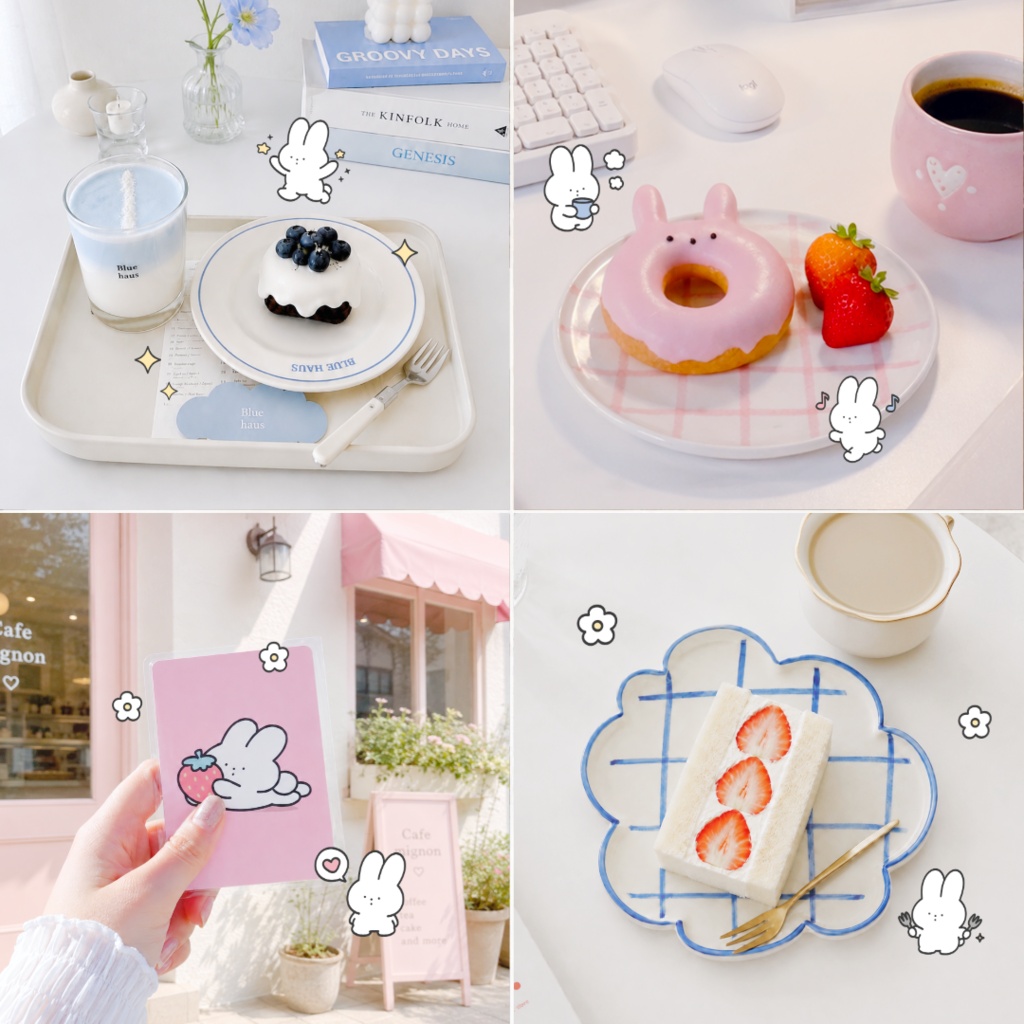 【もちぴょん①】40枚スタンプセット