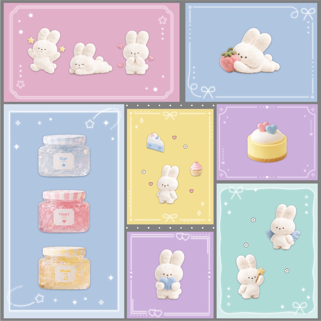 【新作デザイン】SNS投稿用フレームセット