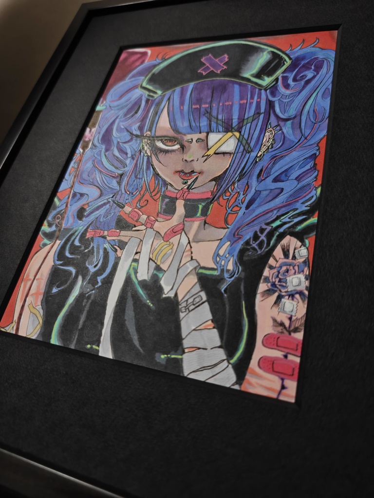 【マット額装原画】痛み