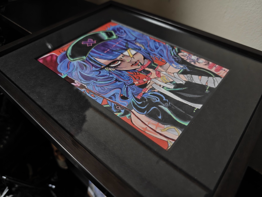 【マット額装原画】痛み