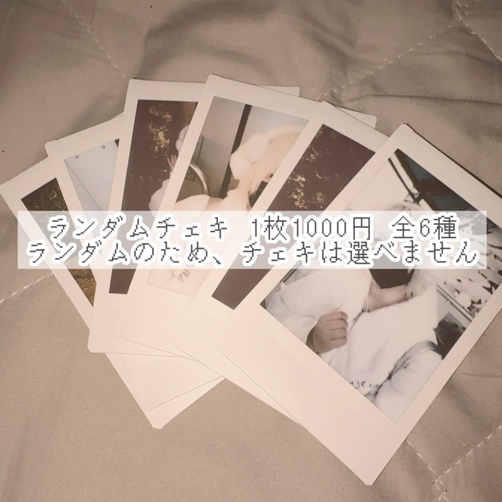 ディズニーランダムチェキ 全6種