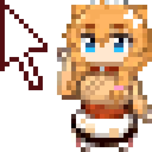 マウスカーソル(忠犬はちこさん)