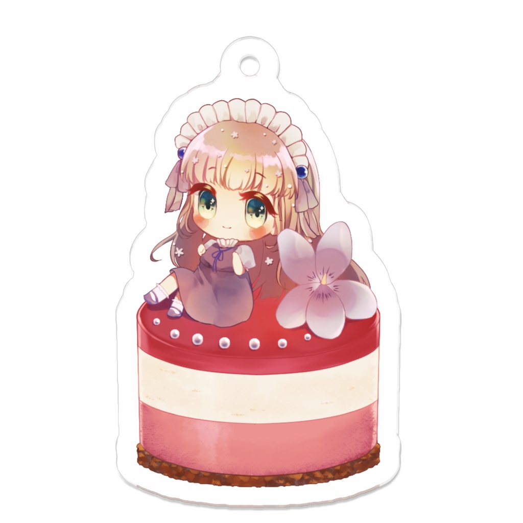 シェリーのラズベリームースアクキー