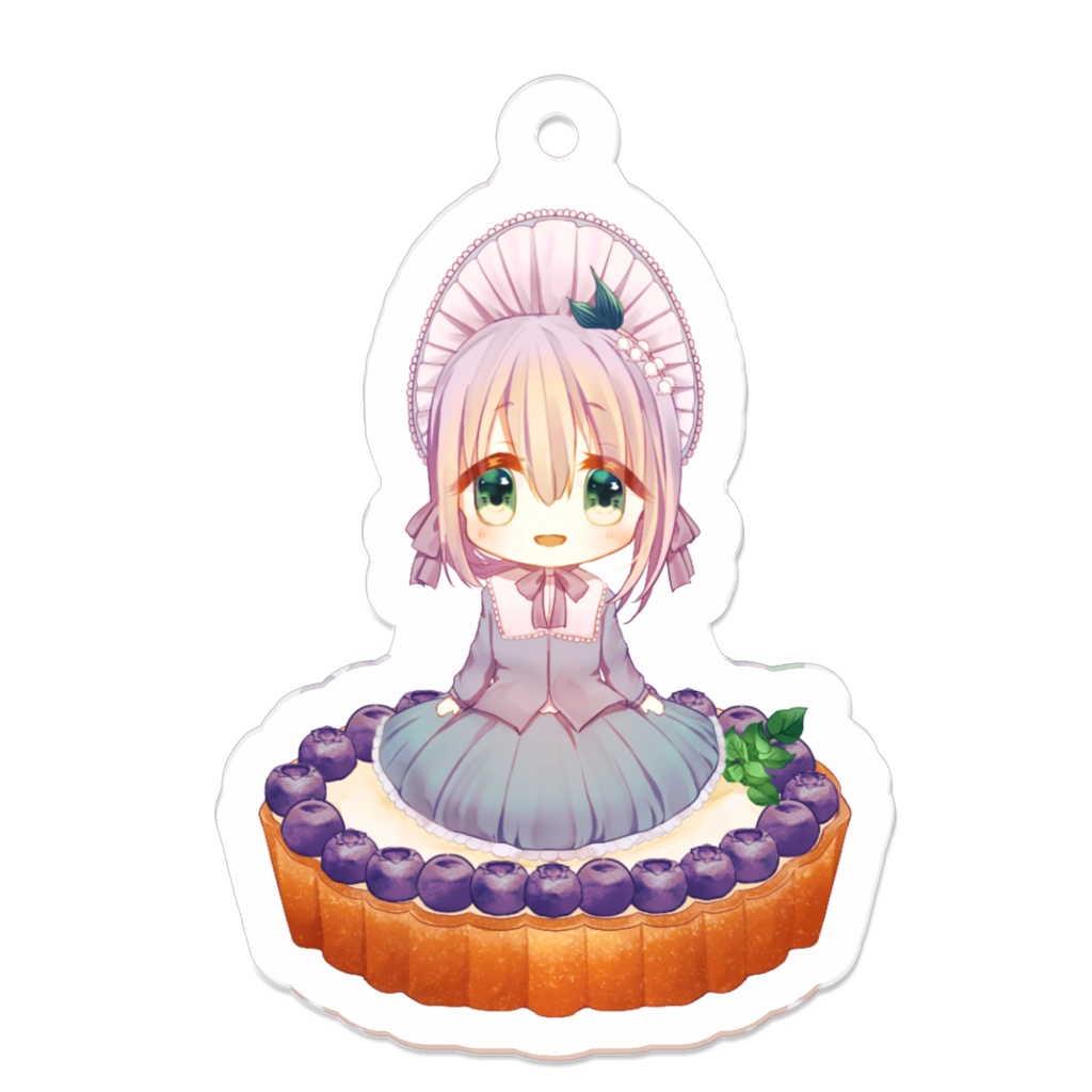 リリィのブルーベリータルトアクキー
