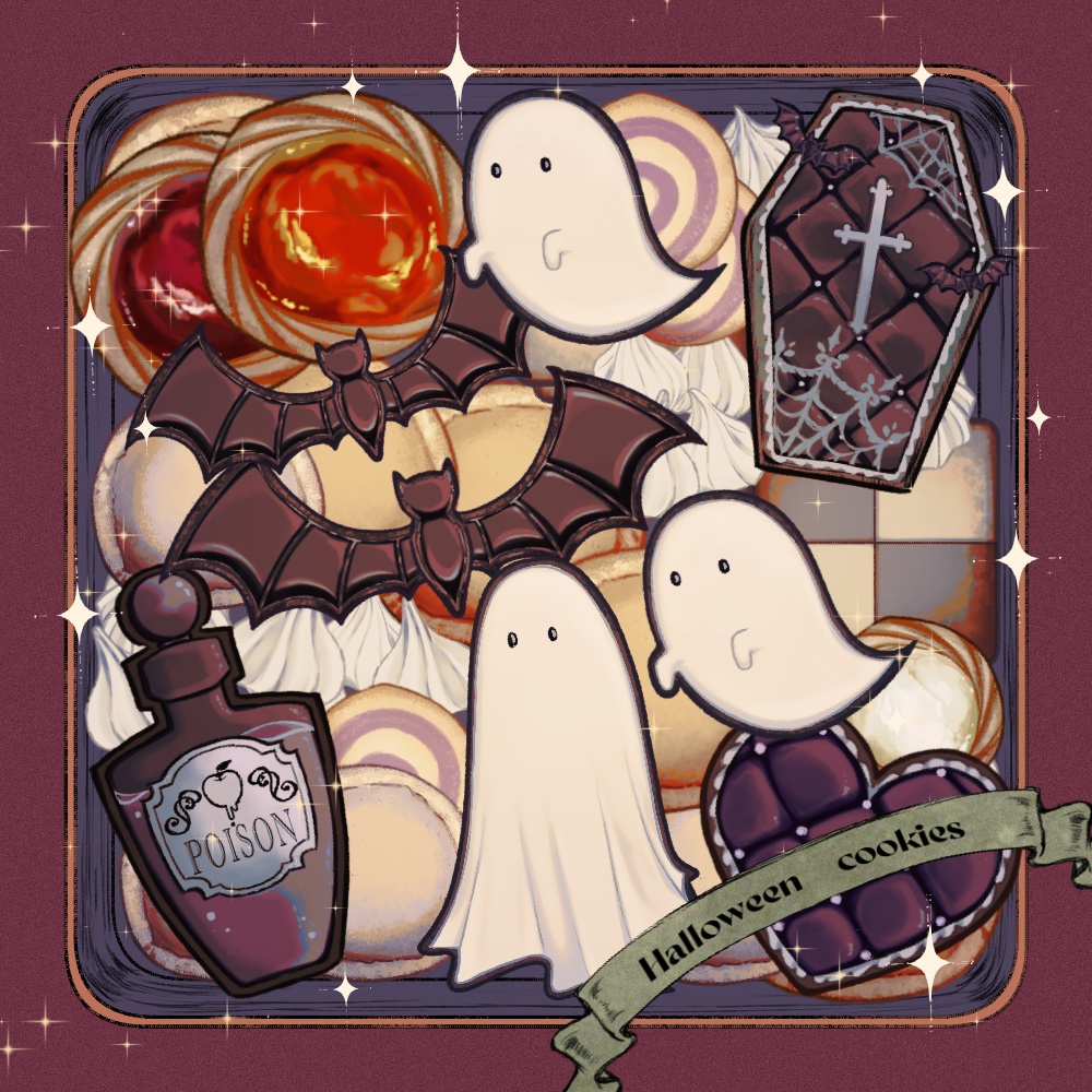 【セール中】Halloween cookies【10/16まで】