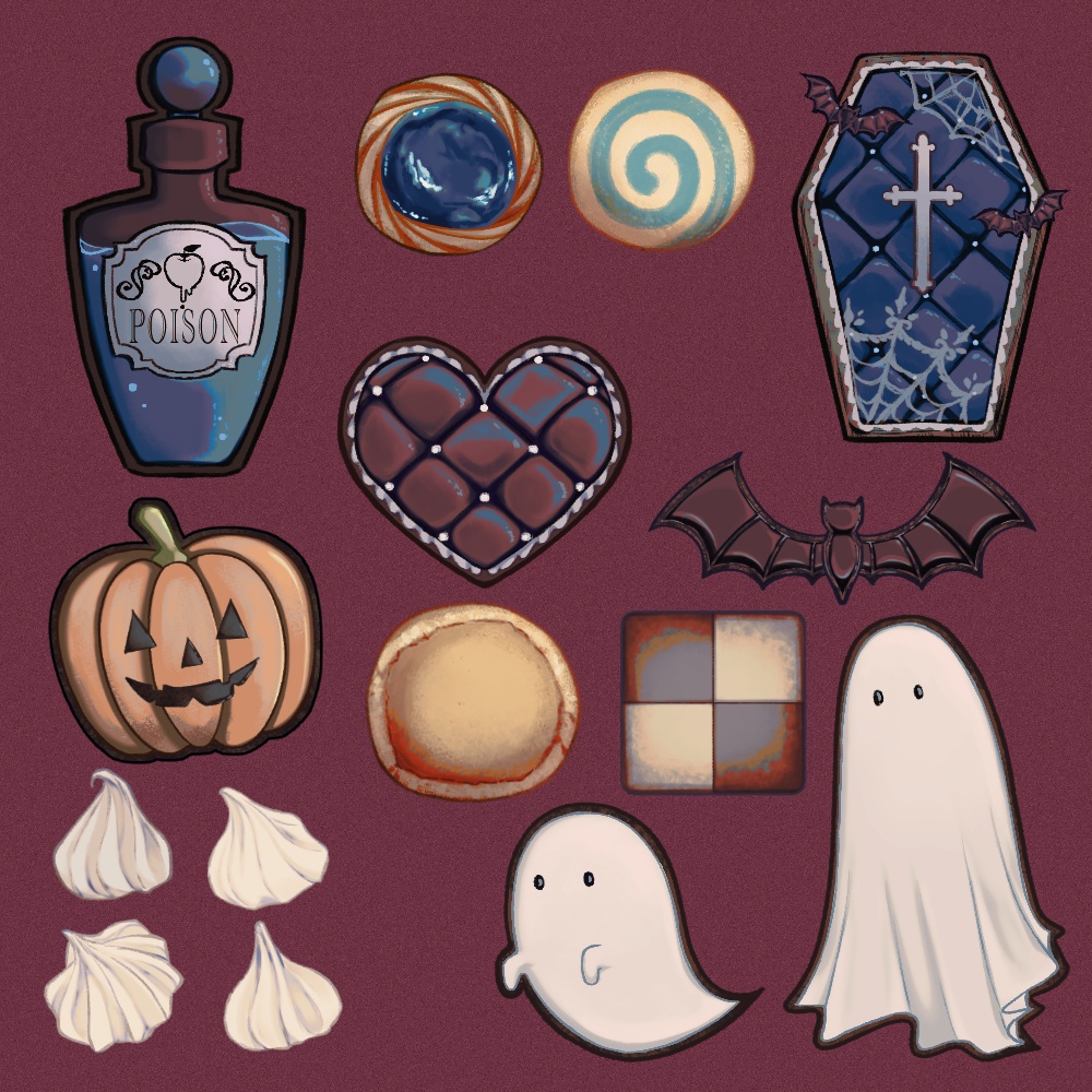 【セール中】Halloween cookies【10/16まで】