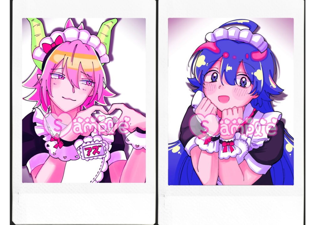 メイドパロ　アズイルチェキセット