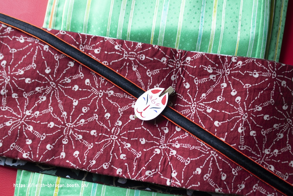 狐面クリップ(縦↓)