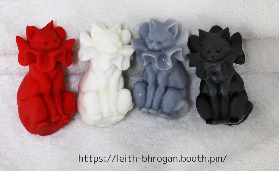 3Dプリンタ製フィギュア 猫