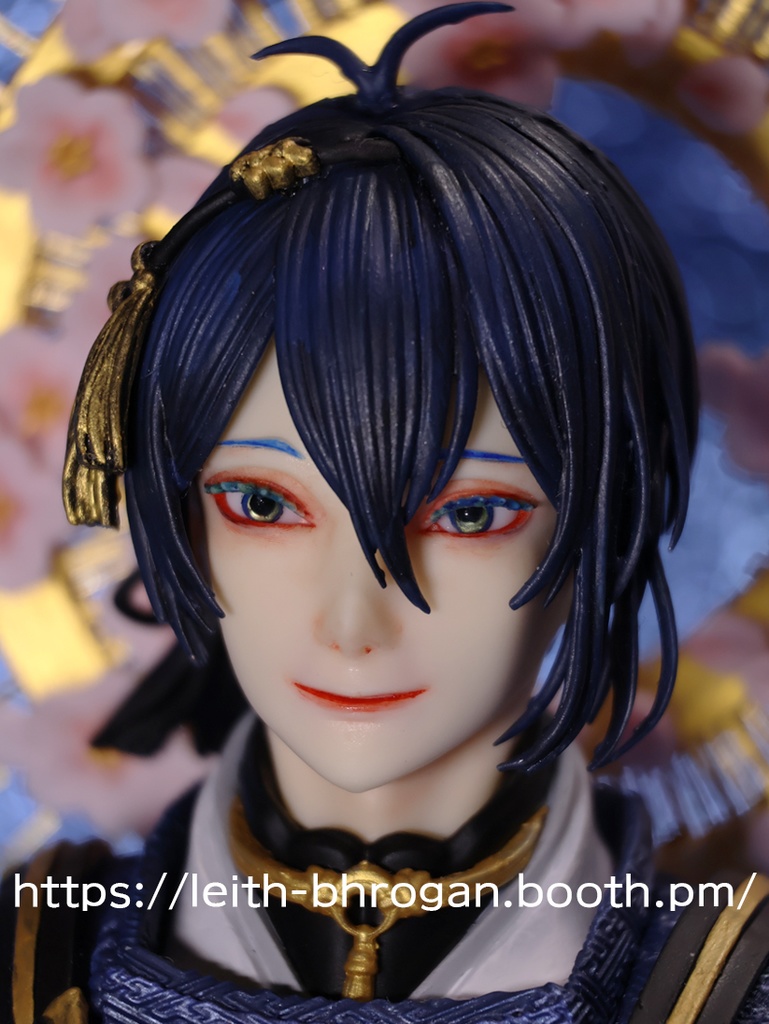 刀剣乱舞ONLINE【桜光背・三日月宗近胸像】