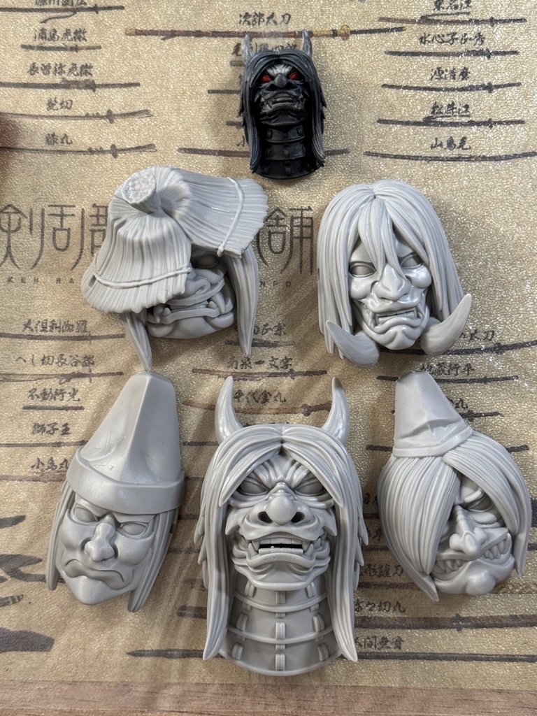 刀剣乱舞ONLINE【時間遡行軍・こんのすけ・くろのすけ・まめのすけ・鵺・亀吉・虎くん】&【ゴリラ】ミニお面