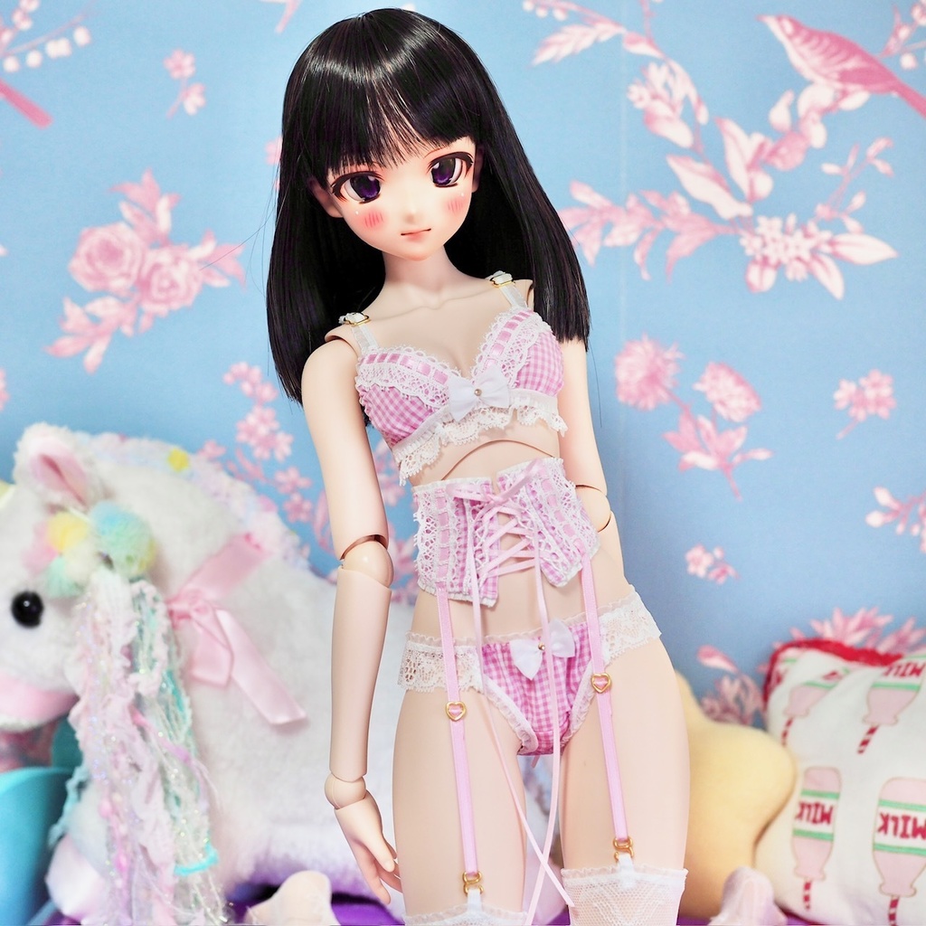 MDD/DD/DDdyサイズ『コルセットガーター下着セット』