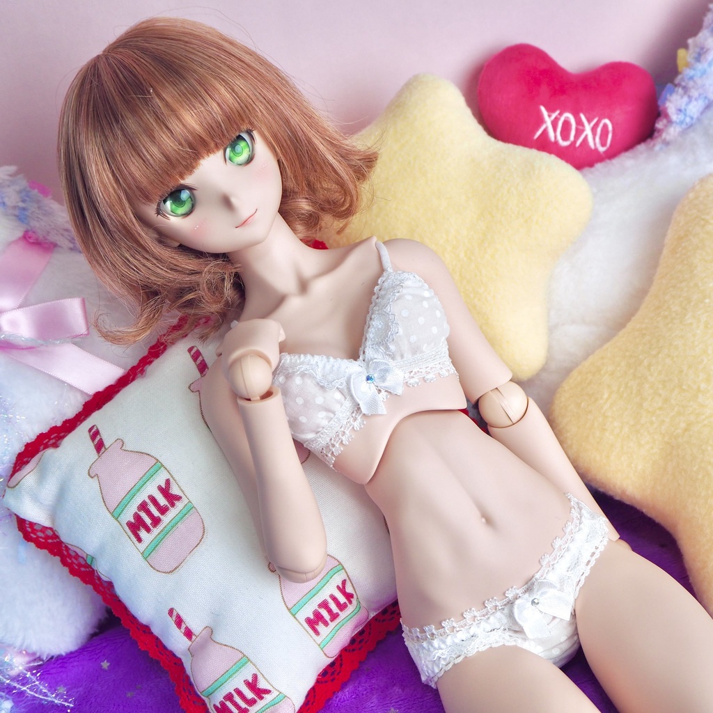 DDdyサイズ『黒×ピンクドット』『白×白ドット』シリーズ