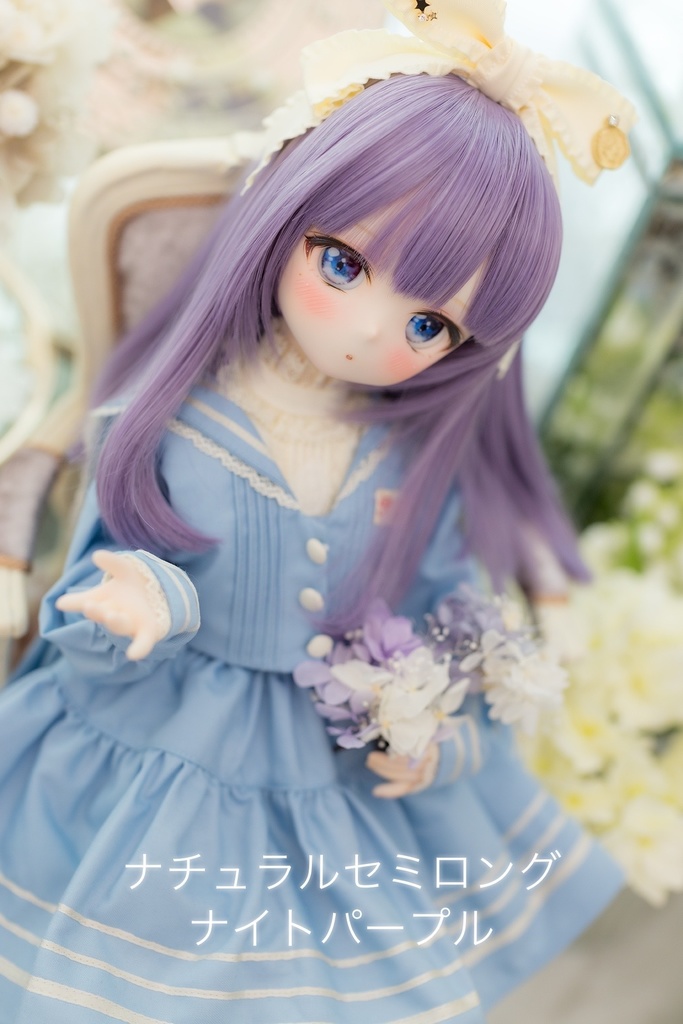 【10%OFF!秋の感謝セール】8~9inch(9inch)ウィッグ  ナチュラルセミロング