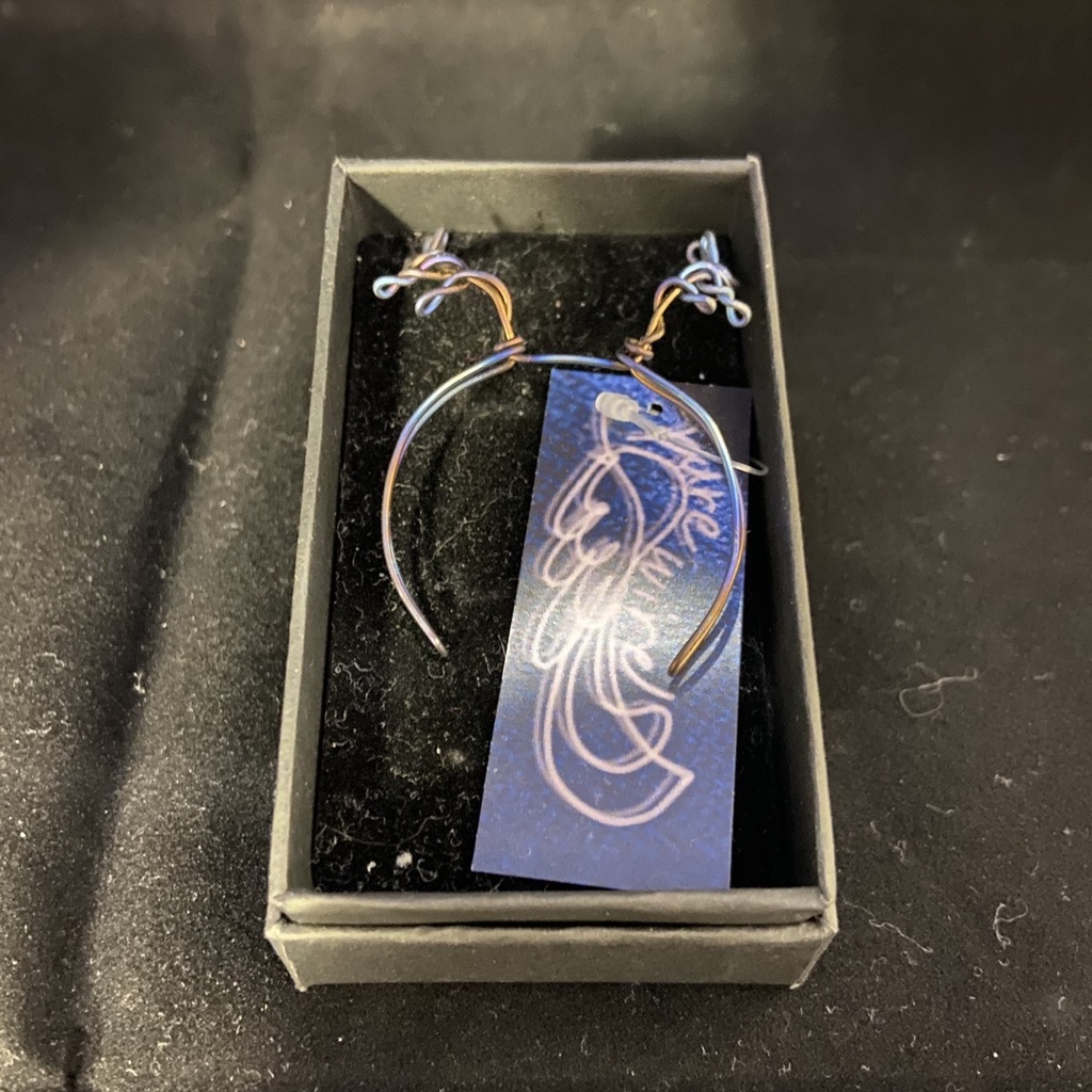 ドール用　 蒼角カチューシャ