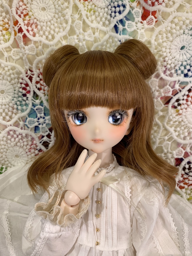 【A】 9インチ お団子ボブディ チョコ