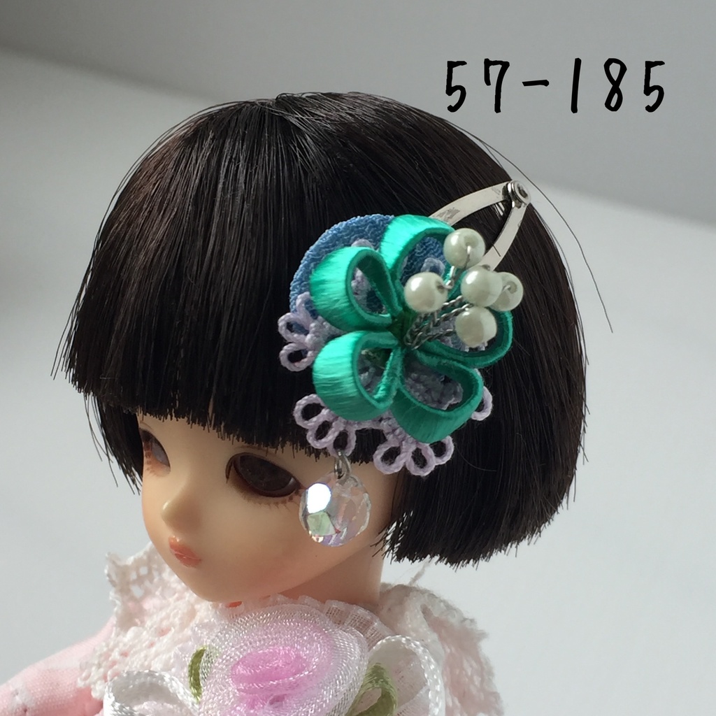 オビツ11サイズ 季節のお花や金魚の小さなパッチンどめ