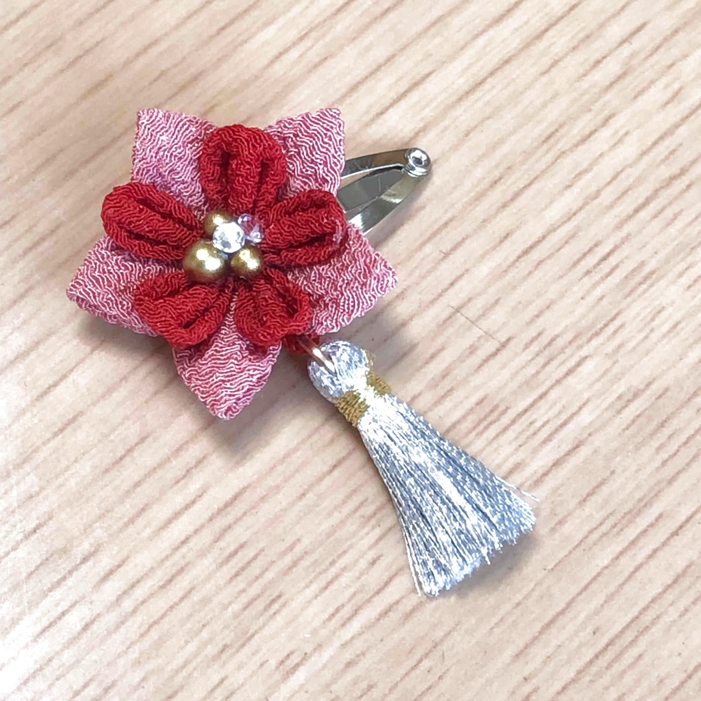 オビツ11サイズ 季節のお花や金魚の小さなパッチンどめ