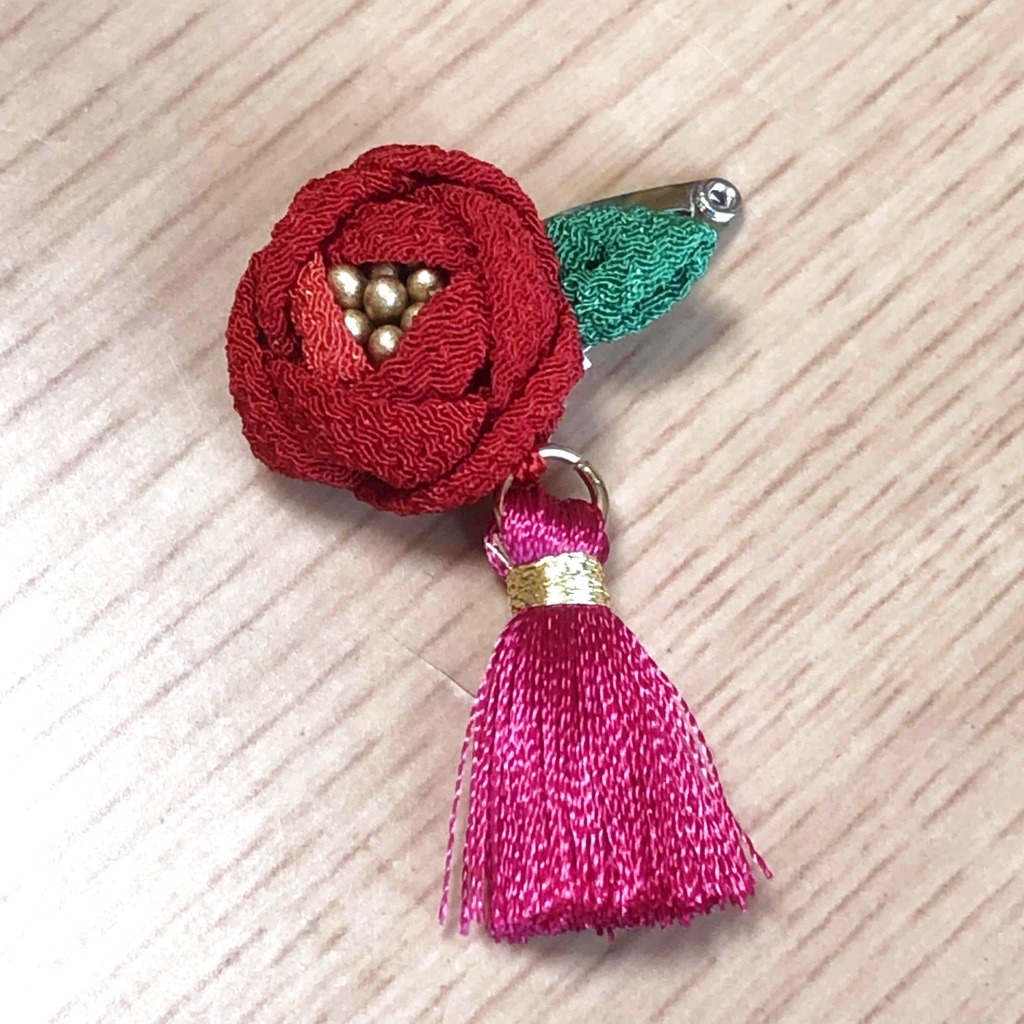 オビツ11サイズ 季節のお花や金魚の小さなパッチンどめ