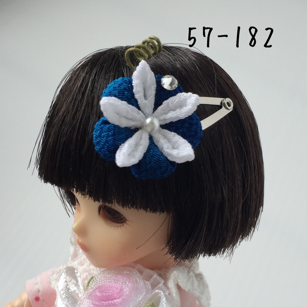 オビツ11サイズ 季節のお花や金魚の小さなパッチンどめ