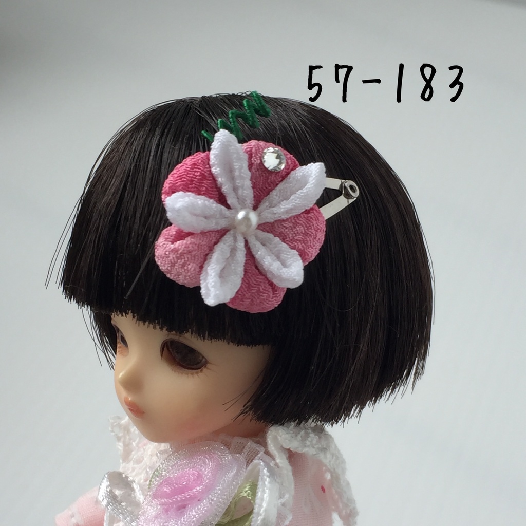 オビツ11サイズ 季節のお花や金魚の小さなパッチンどめ