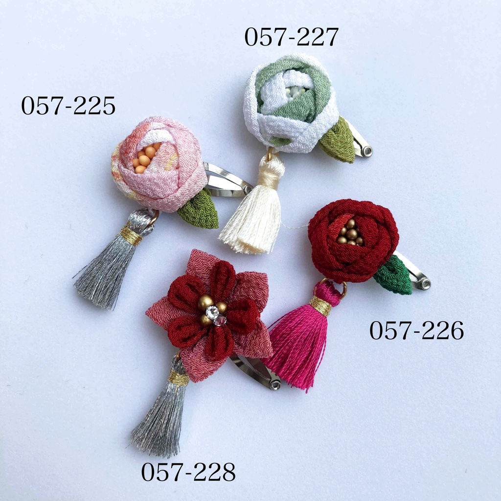 オビツ11サイズ 季節のお花や金魚の小さなパッチンどめ