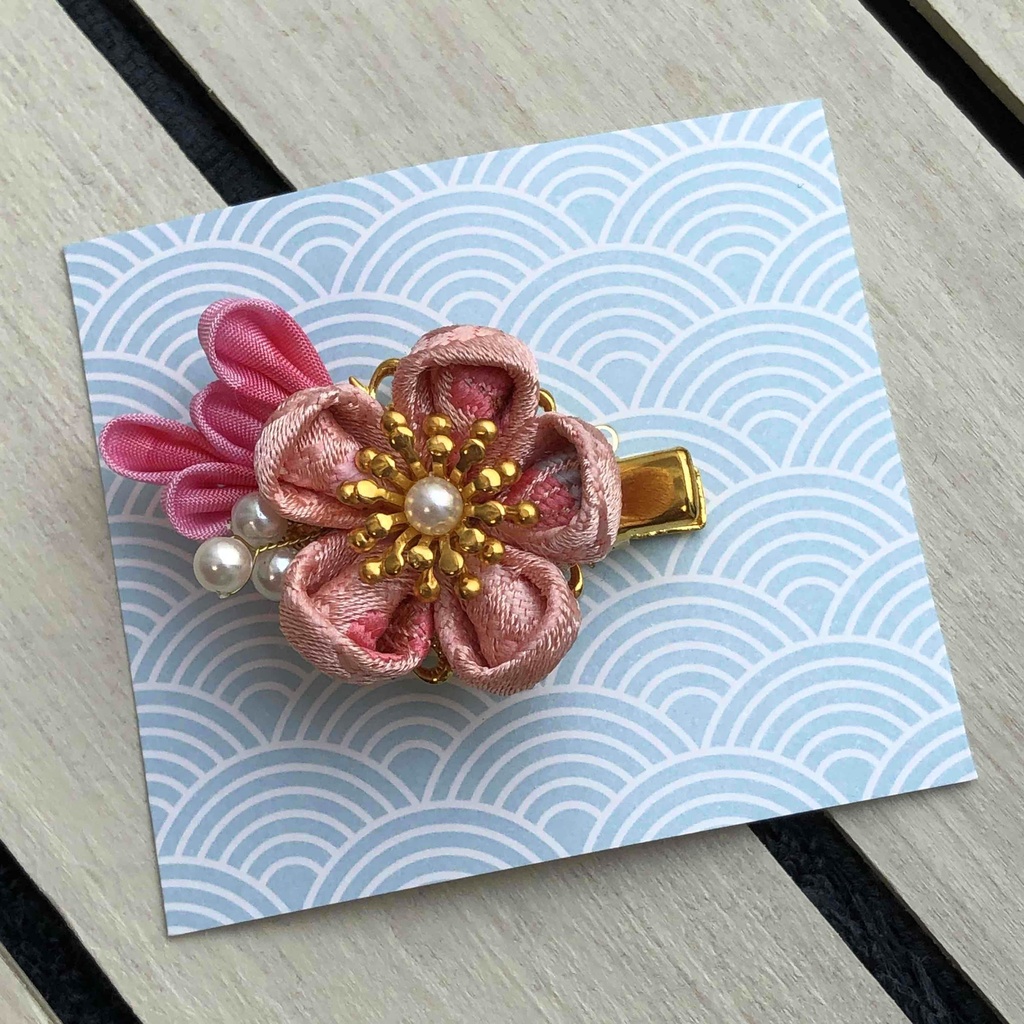 MSD以上対応 ドール用 つまみ細工のミニクリップ