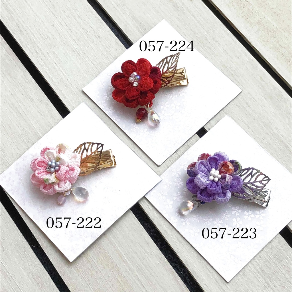 MSD以上対応 ドール用 つまみ細工のミニクリップ