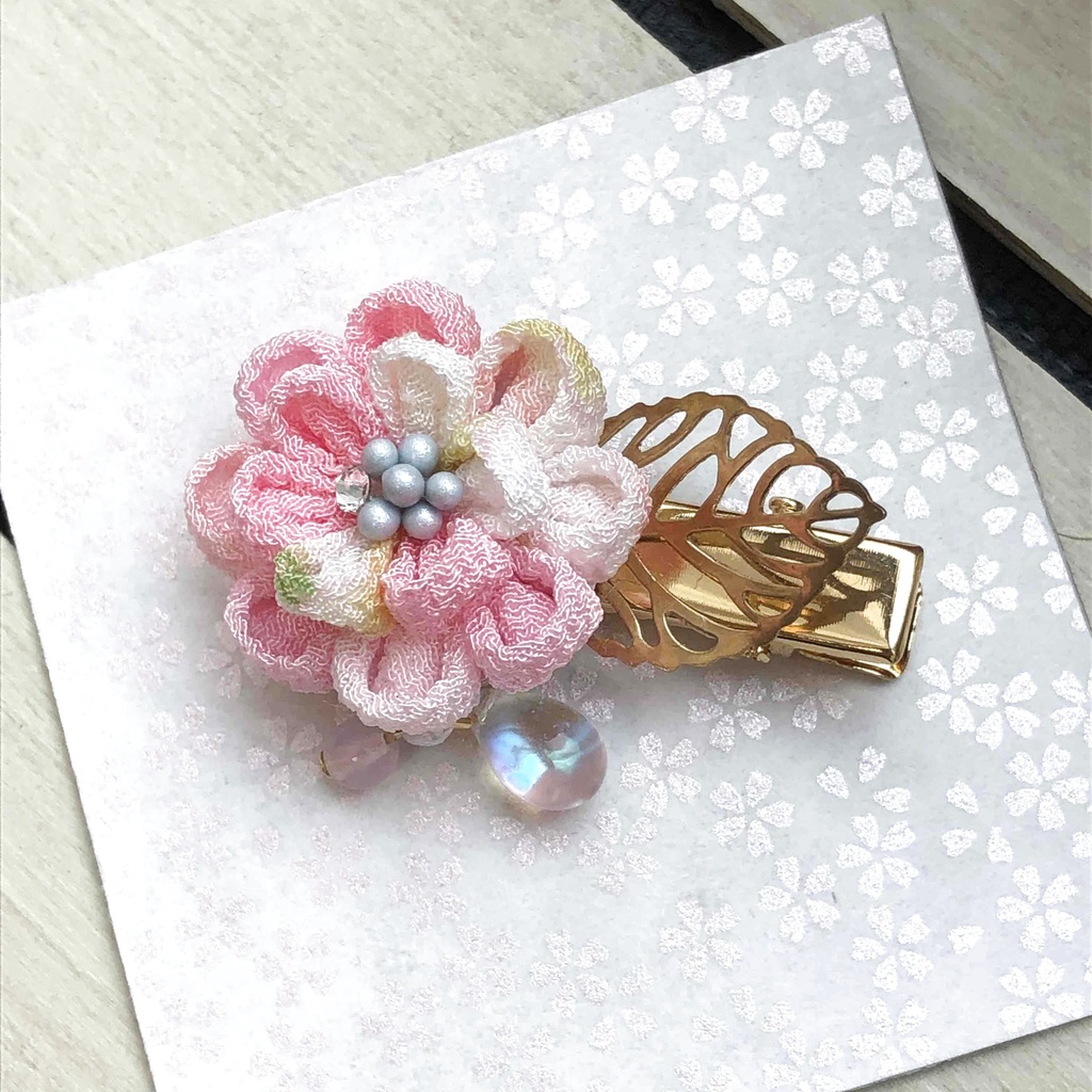 MSD以上対応 ドール用 つまみ細工のミニクリップ