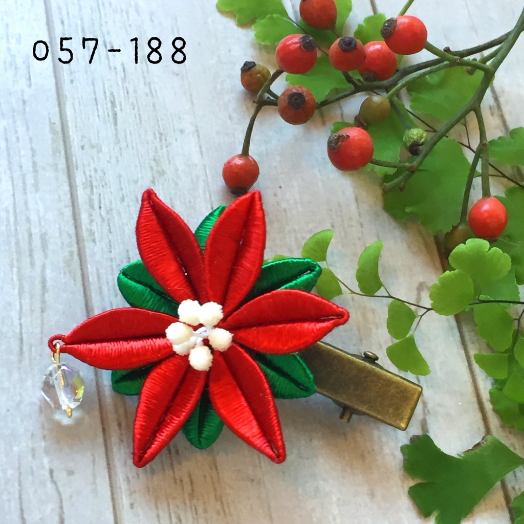 MSD以上対応 ドール用 つまみ細工のミニクリップ