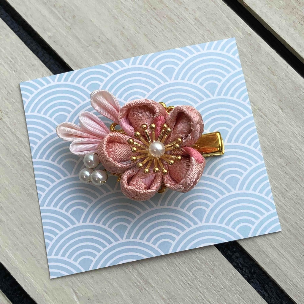 MSD以上対応 ドール用 つまみ細工のミニクリップ