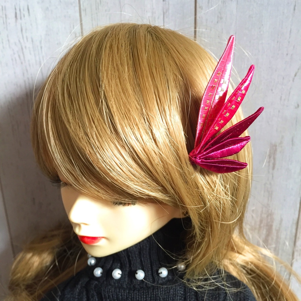 MSD以上対応 ドール用 つまみ細工のミニクリップ