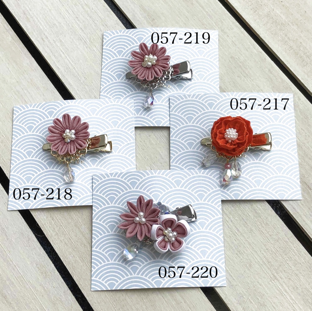 MSD以上対応 ドール用 つまみ細工のミニクリップ