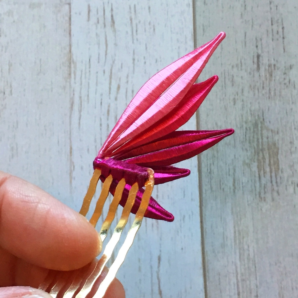 MSD以上対応 ドール用 つまみ細工のミニクリップ