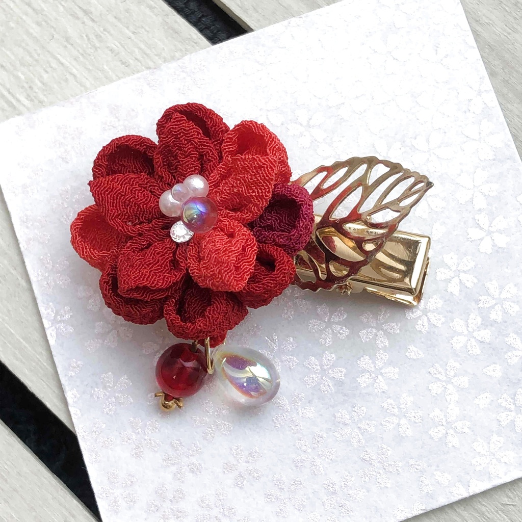 MSD以上対応 ドール用 つまみ細工のミニクリップ