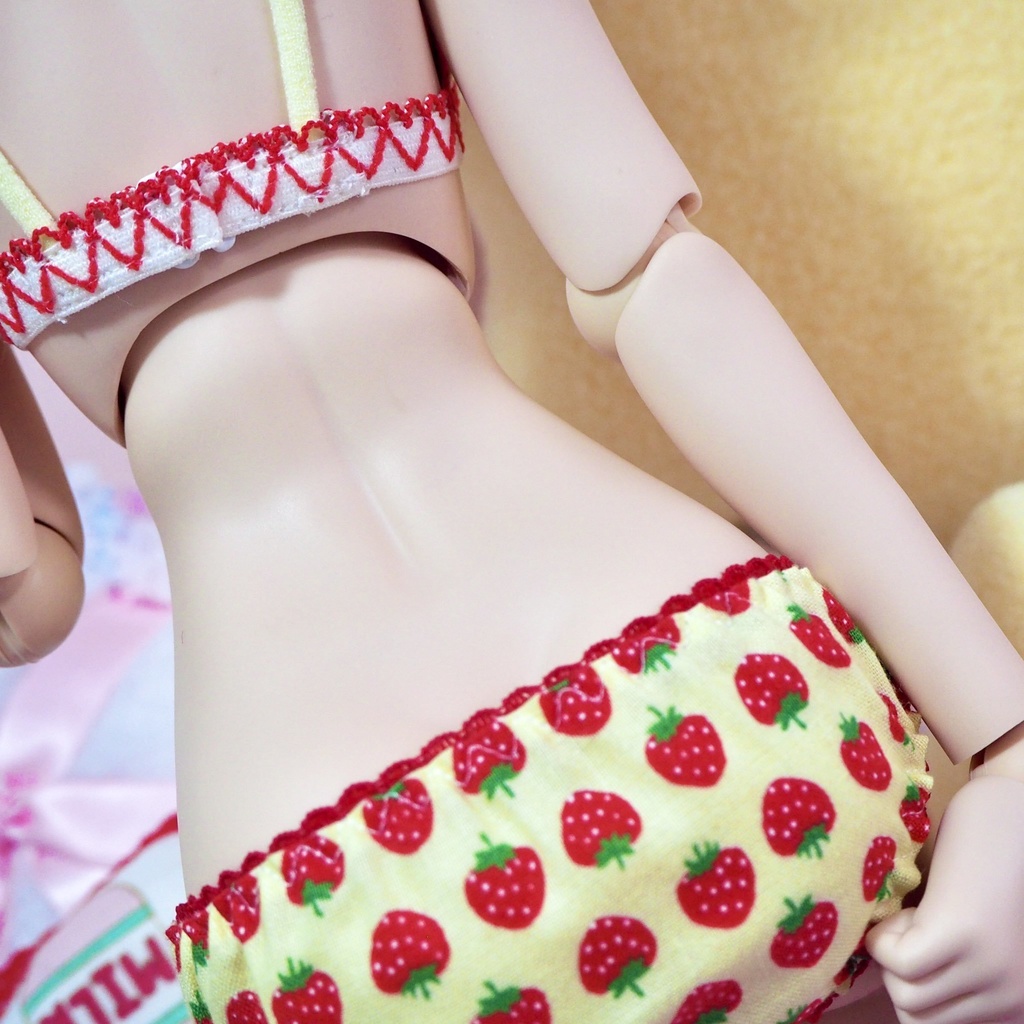 DDサイズ『野いちご』『いちご柄イエロー』シリーズ