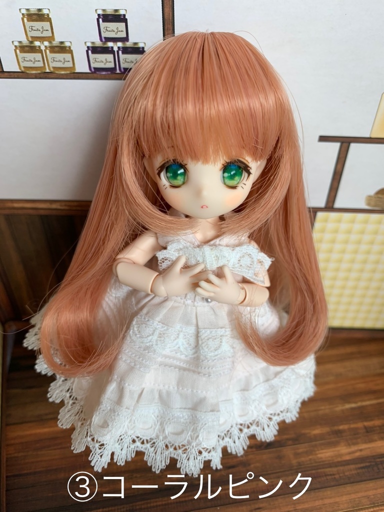 4インチウィッグ 内巻きストレート 全10色