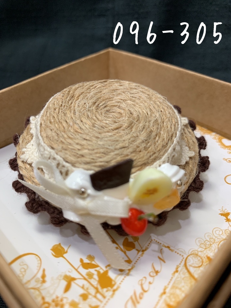 フルーツ帽子バレッタ 人間用