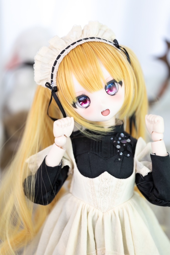 9インチウィッグ ウェーブツインテール