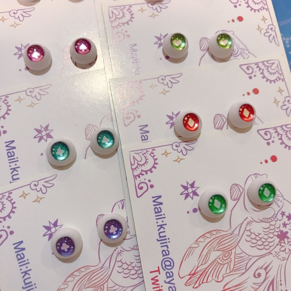 8mmレジンアイ(ドール用)トランプ