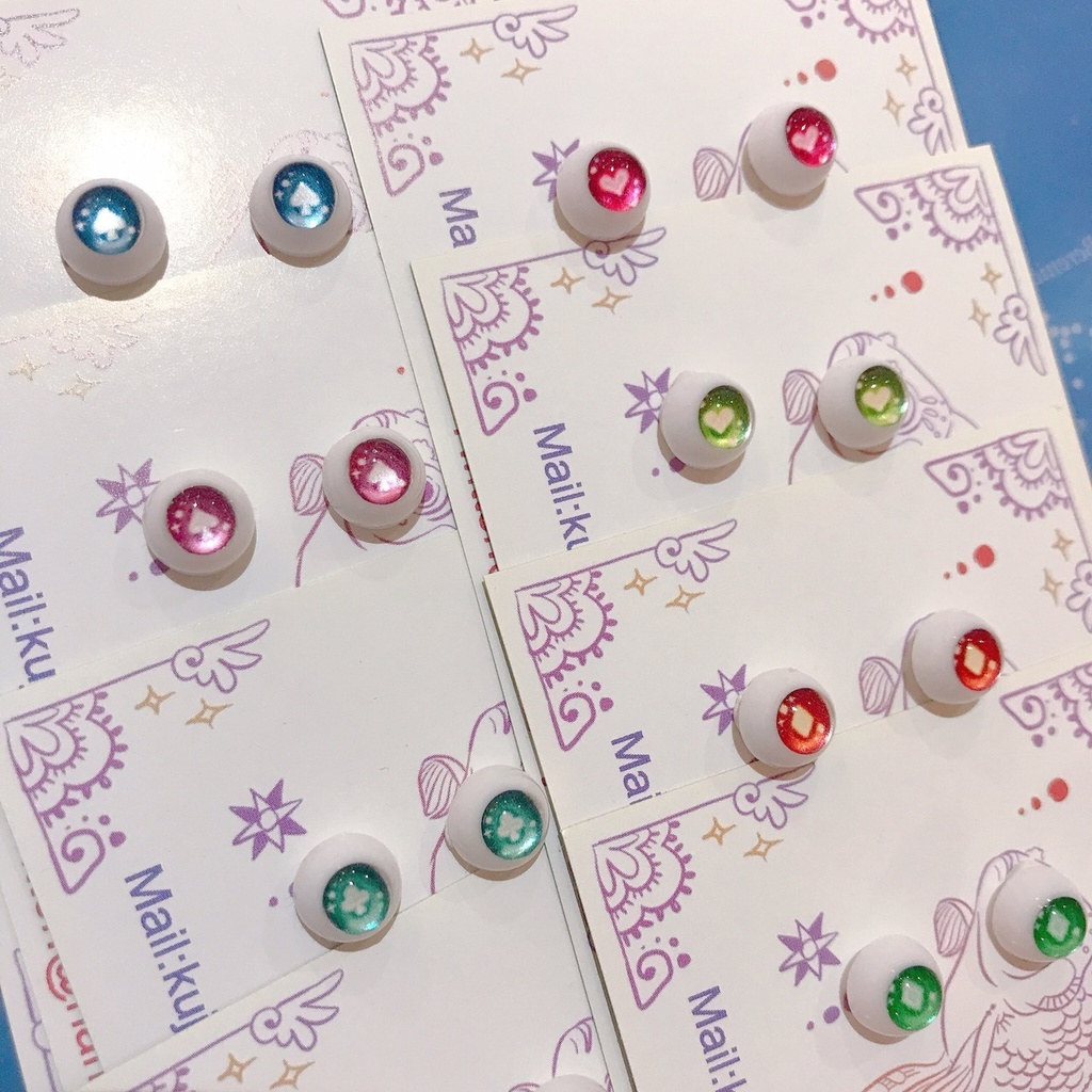 8mmレジンアイ(ドール用)トランプ