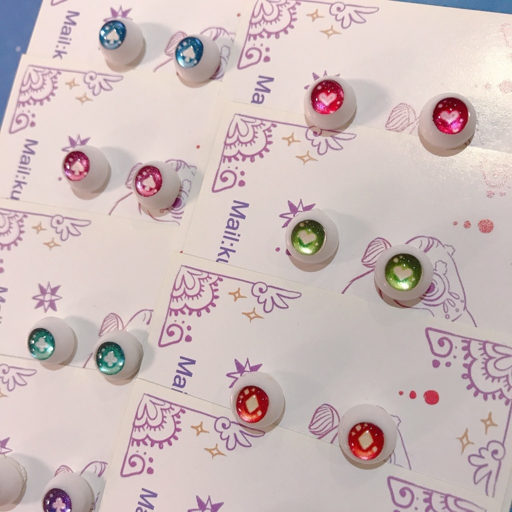 8mmレジンアイ(ドール用)トランプ