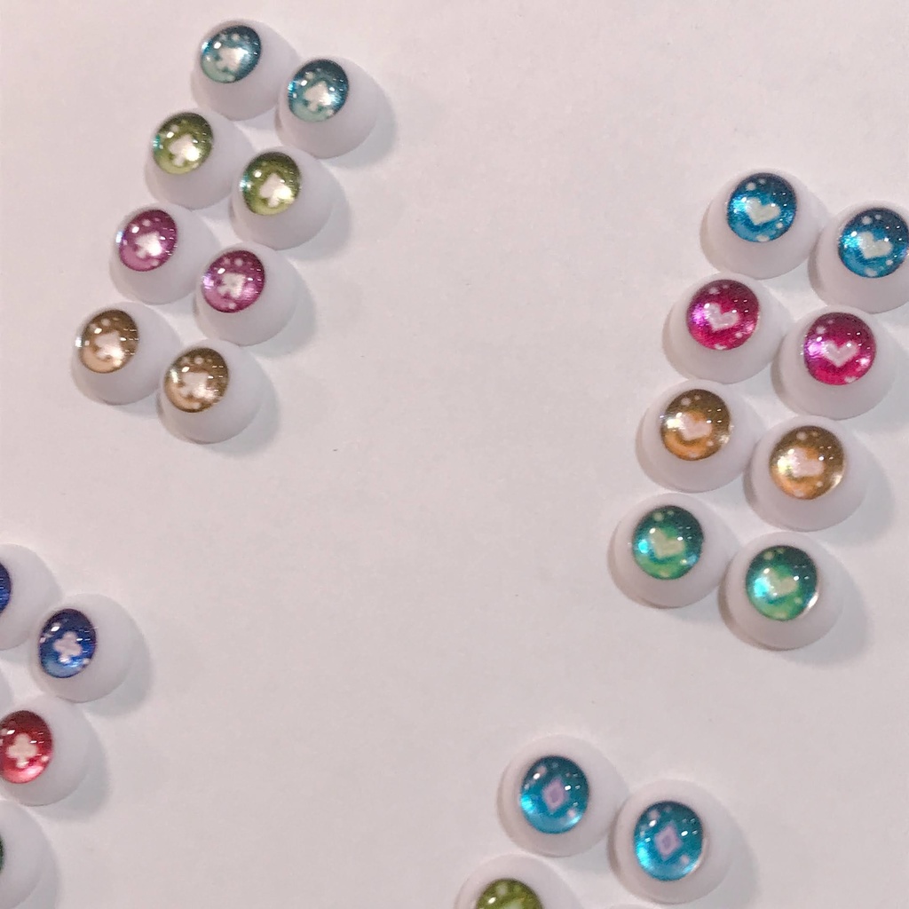 8mmレジンアイ(ドール用)トランプ