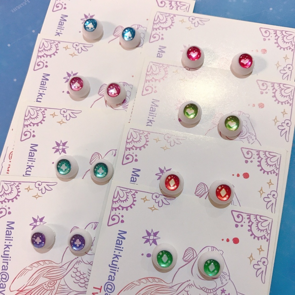 8mmレジンアイ(ドール用)トランプ