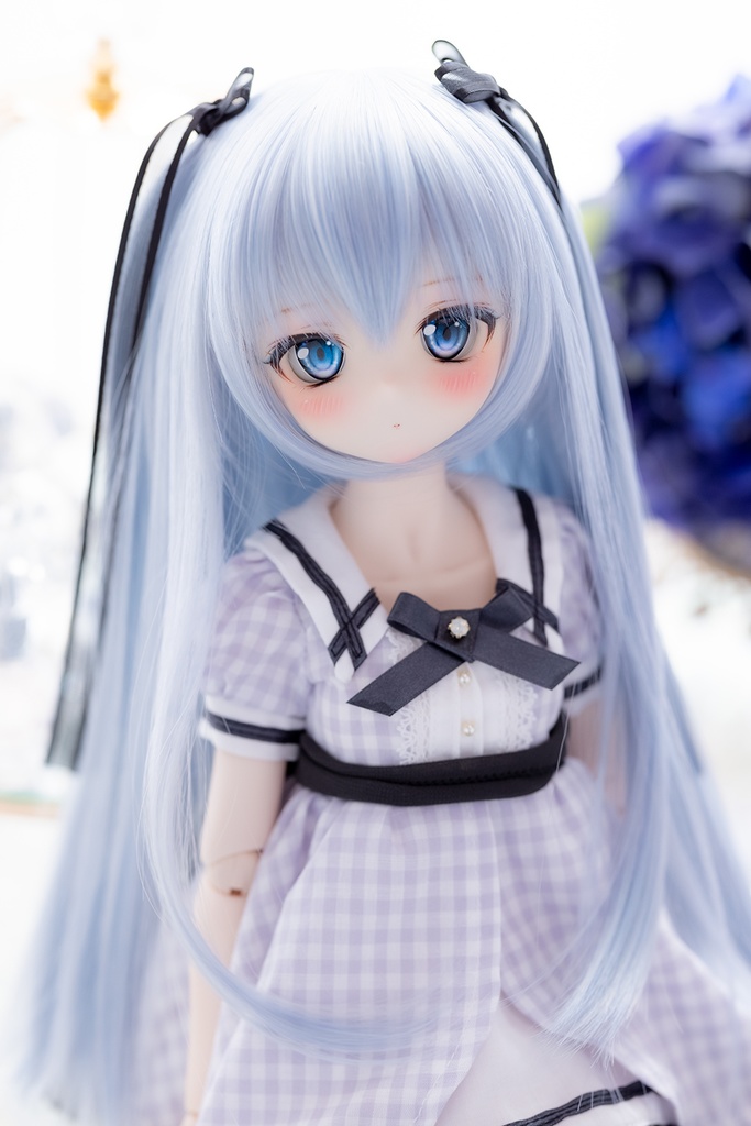 【10%OFF!秋の感謝セール】8~9inchウィッグ  ツーサイドアップストレート